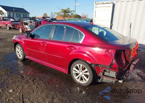 2014 Subaru Legacy 2.5I Premium z USA, uszkodzony, nr VIN 4S3BMBE67E3037929